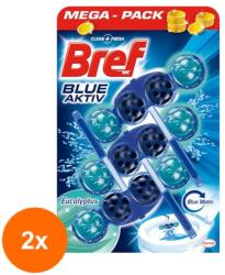 Bref Set 6 x Odorizant Toaleta Bref Blue Aktiv Eucalypt, 50 g (ROC-2XMAG1013441TS)