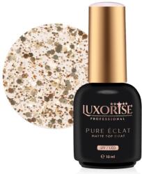 Luxorise Top Coat Luxorise, Pure Eclat Matte, Gold 10 ml (TBY-L6955)