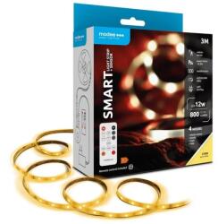 Modee Banda LED Smart Modee, 12 W, Senzor de Miscare, Telecomanda, 2700 K, 800 lm, IP20, 3 m (LEDST-LS12W3M2700KSR-MDE)