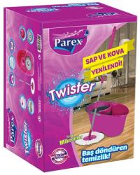 Parex Set Curatenie Parex Twister, Galeata si Mop Rotativ, 20 l, Roz (COR1020607MF)