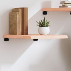 vidaXL kezeletlen tömör tölgyfa fali polc 40x50x(2-4) cm (363513)