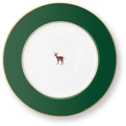 Pip Studio set de farfurii pentru desert Birds Dark Green 21, 5 cm 6-pack 99KK-KBU7FM_MLC (51.001.488)