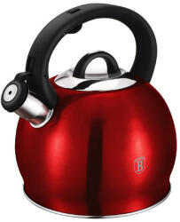 Berlingerhaus Fierbător fluier din oțel inoxidabil 3 L Burgundy Metallic Line BH-1074
