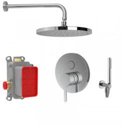 FIMA CARLO FRATTINI Set dus cu para, palarie si suport FIMA Carlo Frattini, Snap, crom (F3119E2RP252S3CR)