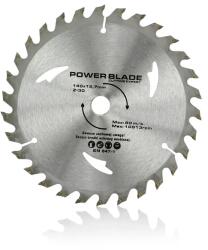 POWER BLADE vídiás körfűrészlap 140 x 12, 7 mm 30T M08907 (M08907)