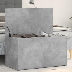 vidaXL betonszürke szerelt fa tárolóláda 84 x 42 x 46 cm (803060)
