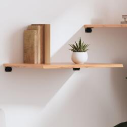vidaXL világosbarna kezelt tömör tölgyfa fali polc 60x60x2 cm (363653) - vidaxl