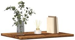 vidaXL 4 db antik fa színű szerelt fa könyvespolc 40 x 30 x 1, 5 cm (856293)