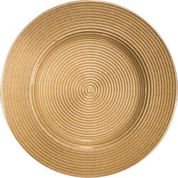 Horecano HORECANO-WICKED-Подложна чиния стъкло Ø32cm GOLD/CIRCLES (HC-59409/59231)(SML 170) (0159409)