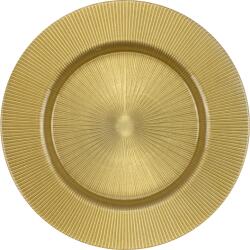 LAV HORECANO-WICKED-Подложна чиния стъкло Ø32cm GOLD/SUN (HC-59231)(1Y33010) (0159231)