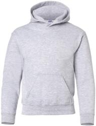 Gildan Nehéz keverék gyermek Unisex kapucnis pulóver felső / kapucnis pulóver szürke