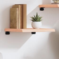 vidaXL kezeletlen tömör tölgyfa fali polc 40x40x(2-4) cm (363510)