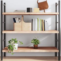 vidaXL kezeletlen tömör tölgyfa fali polc 120x50x(2-4) cm (363576)
