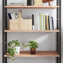 vidaXL világosbarna kezelt tömör tölgyfa fali polc 100x40x2 cm (363683) - vidaxl