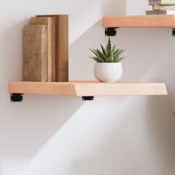 vidaXL kezeletlen tömör tölgyfa fali polc 40x50x(2-6) cm (363514)