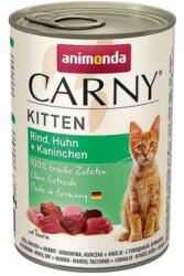 Animonda Carny Kitten - marhahús, csirke és nyúl 12 x 400 g