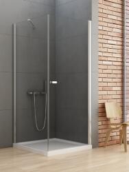 NEW TRENDY New Soleo zuhanykabin 120x80 cm négyszögletes króm fényes/átlátszó üveg D-0140A/D-0151B (D0140A/D0151B)