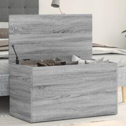 vidaXL szürke sonoma szerelt fa tárolóláda 84 x 42 x 46 cm (815193)
