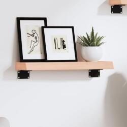 vidaXL kezeletlen tömör tölgyfa fali polc 40x10x4 cm (363501) - vidaxl