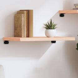 vidaXL kezeletlen tömör tölgyfa fali polc 60x40x(2-4) cm (363528)