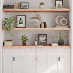 vidaXL kezeletlen tömör tölgyfa fali polc 160x60x(2-6) cm (363595) - vidaxl