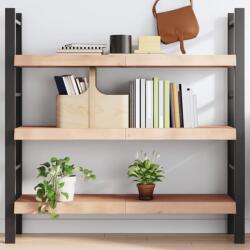 vidaXL kezeletlen tömör tölgyfa fali polc 120x40x(2-6) cm (363575)