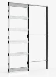 Ermetika Classic EvoKit egyszárnyú falban futó tolóajtó tokszerkezet tokborítást igénylő modell - gipszkarton falhoz 100/125 falvastagság - 750x2100 mm (EKSC.52)