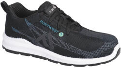 Portwest FC06 - Eco Fly Composite Trainer S1PS SR FO fekete/kék (FC06BKB44)