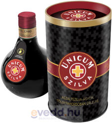 Zwack Unicum Gyógynövénylikőr 0, 5L Szilva Fém Díszdobozban (DRS)*