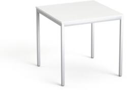 MAYAH Általános asztal fémlábbal, 75x75 cm, MAYAH Freedom SV-37 , fehér (SV-37 F/ IBXA37F)