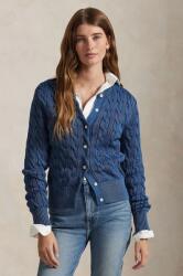 Ralph Lauren pamut kardigán lila, könnyű, 211955325 - sötétkék L