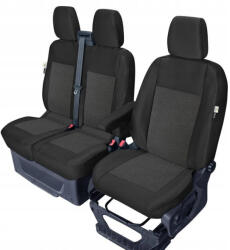 Kegel-Błażusiak Ford Transit / Tourneo Custom 2018- (3 személyes) Kegel-Blazusiak méretpontos üléshuzat - egyedi üléshuzat (5-2048-217-4015_25052_aho)