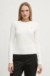 Tommy Hilfiger pamut pulóver könnyű, bézs, WW0WW45207 - bézs XL