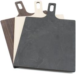 bisetti Arya Placă de tăiat cu mâner, lungime: 240 mm, lățime: 200 mm, nuc Tocator