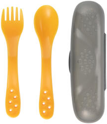 Canpol babies Utazó étkészlet sárga 12 hó+