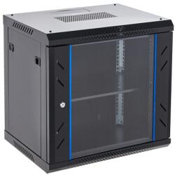 AsyTech Rack perete 12U 19' 600x450, capacitate incarcare 60 Kg, negru - ASYTECH Networking ASY-12U-6045WL (ASY-12U-6045WL)