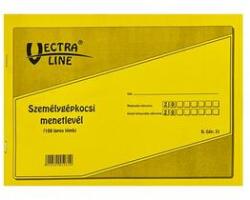 Vectraline Nyomtatvány személygépkocsi menetlevél VECTRALINE A/4 (DGJ-31) - irodaszer