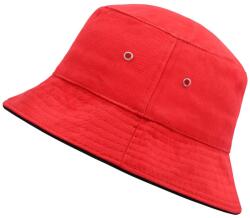 Daiber Pălărie din bumbac MB012 - Roșie / neagră | S/M (MB012-90333)