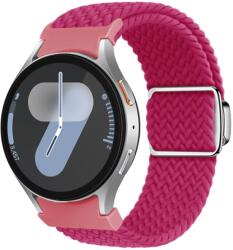 FONÁSOS Nylon szíj a Samsung Galaxy Watch 7 (40 / 44 mm) RASPBERRY készülékhez