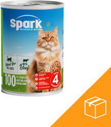 Spark Konzerv Macskáknak (Marha) - 24x415 g