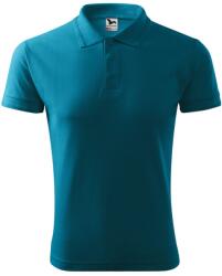 MALFINI Tricou polo bărbați Pique Polo - Închis turcoaz | L (2035915)