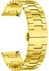 H-SHAPED Fémszíj Huawei-hoz WatchGT 5 46mm / WatchGT 5 Pro 46mm arany
