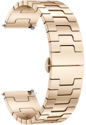H-SHAPED Fém szíj a Huawei-hoz Watch GT 5 46mm / Watch GT 5 Pro 46mm ROSE GOLD