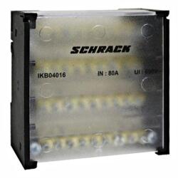 Schrack Technik Csatlakozó blokk, 4 pólus, 80A, 4x16mm2, 4x(8x10)mm2 (IKB04016)