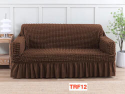 DELFIN Huse Elastice Creponate Cu Volan Pt Canapele 185-220cm Cod TRF12