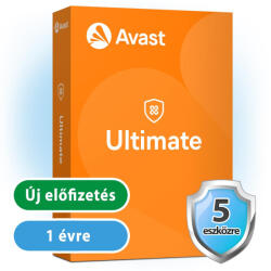 Avast Ultimate 1 eszköz / 1 év (Csak Windows) (avast-ultimate-5-eszkoz-1-ev-csak-windows)