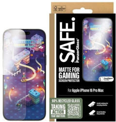 Panzer SAFE by PanzerGlass iPhone 16 Pro Max 6.9" Gaming Screen Protector Ultra-Wide Fit SAFE95889
