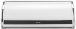 Brabantia Roll Top kenyértartó halkan záródó, befelé gördülő fedéllel, 445mm széles, 2 kenyérhez, ívelt forma, acél, fehér - 236747 (236747)