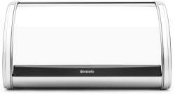 Brabantia Roll Top kenyértartó halkan záródó, befelé gördülő fedéllel, 316mm széles, 1 kenyérhez, ívelt forma, r. m. acél, fényes - 339585 (339585)