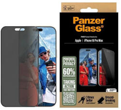 Panzer Privacy Screen Protector iPhone 16 Pro Max 6.9" Ultra-Wide Fit P2864